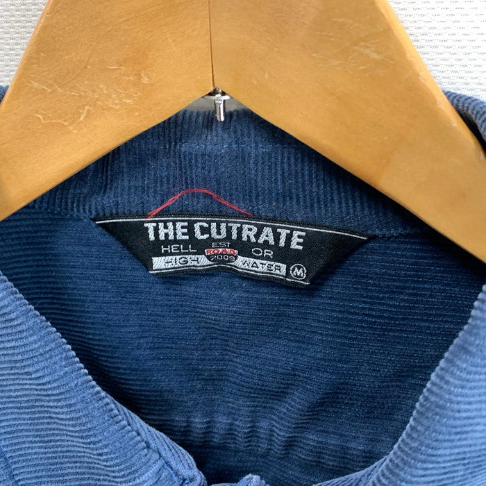 【中古品】【メンズ】 THE CUTRATE コーデュロイ長袖シャツ トップス ブランド 古着 145-251228-gm-47-fuz サイズ：M カラー：ブルー 万代Net店