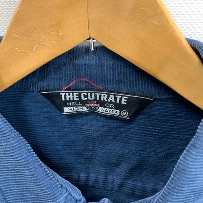 【中古品】【メンズ】 THE CUTRATE コーデュロイ長袖シャツ トップス ブランド 古着 145-251228-gm-47-fuz サイズ：M カラー：ブルー 万代Net店