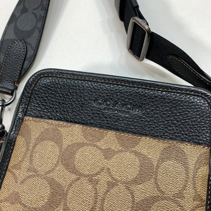 【中古品】【レディース】 COACH コーチ ショルダーバッグ ブランド カバン 180-251207-gm-06-fuz カラー：ブラック ブラウン 万代Net店