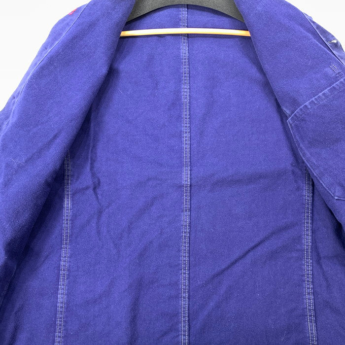 【中古品】【メンズ】 USED ユーロワークジャケット ミリタリー アウター 古着 145-260404-gm-18-fuz サイズ：54 カラー：ブルー 万代Net店