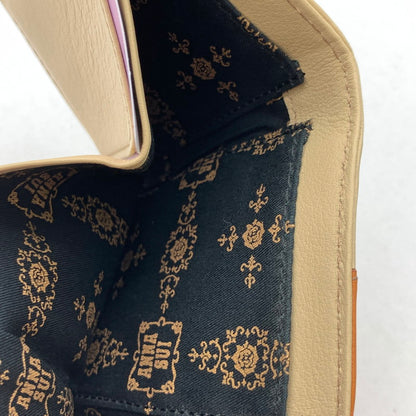 【中古品】【メンズ】 ANNASUI 3つ折り財布 ブランド ウォレット 猫 201-260418-gm-22-fuz カラー：ベージュ 万代Net店