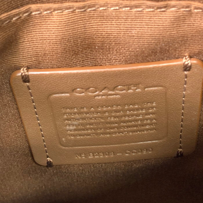 【中古品】【レディース】 COACH コーチ ショルダーバッグ ブランド カバン 180-251207-gm-06-fuz カラー：ブラック ブラウン 万代Net店