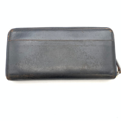 【中古品】【メンズ】 GANZO ガンゾ レザー長財布 ブランド ウォレット 200-260418-gm-23-fuz カラー：ブラック 万代Net店