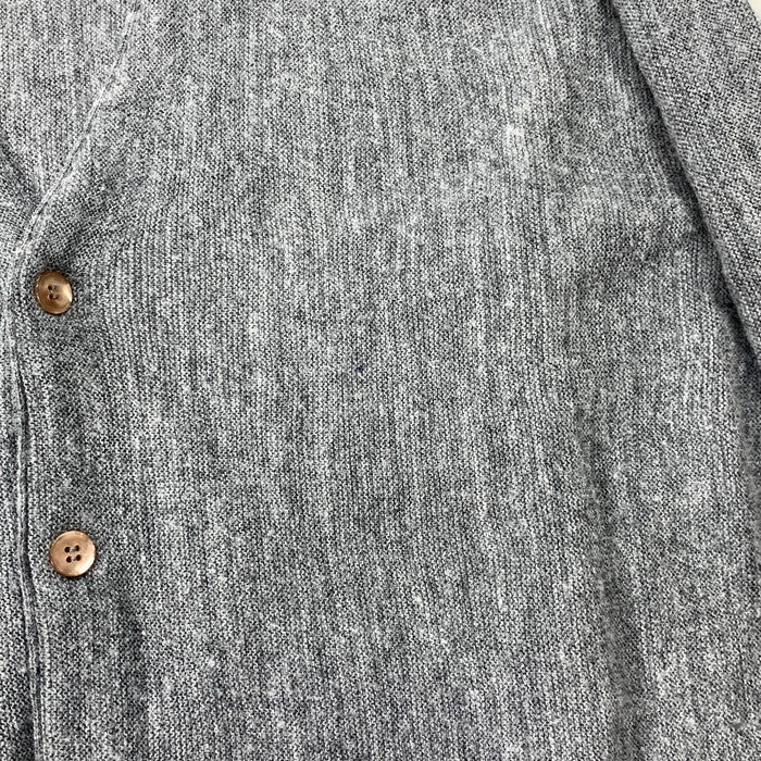 【中古品】【メンズ】 LONDON FOG 70s ウールカーディガン トップス ブランド 古着 145-260228-gm-17-fuz サイズ：XL カラー：グレー 万代Net店