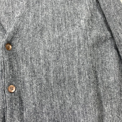 【中古品】【メンズ】 LONDON FOG 70s ウールカーディガン トップス ブランド 古着 145-260228-gm-17-fuz サイズ：XL カラー：グレー 万代Net店