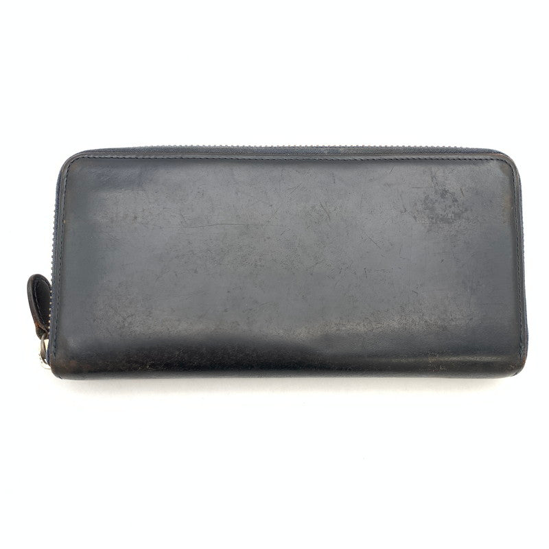 【中古品】【メンズ】 GANZO ガンゾ レザー長財布 ブランド ウォレット 200-260418-gm-23-fuz カラー：ブラック 万代Net店