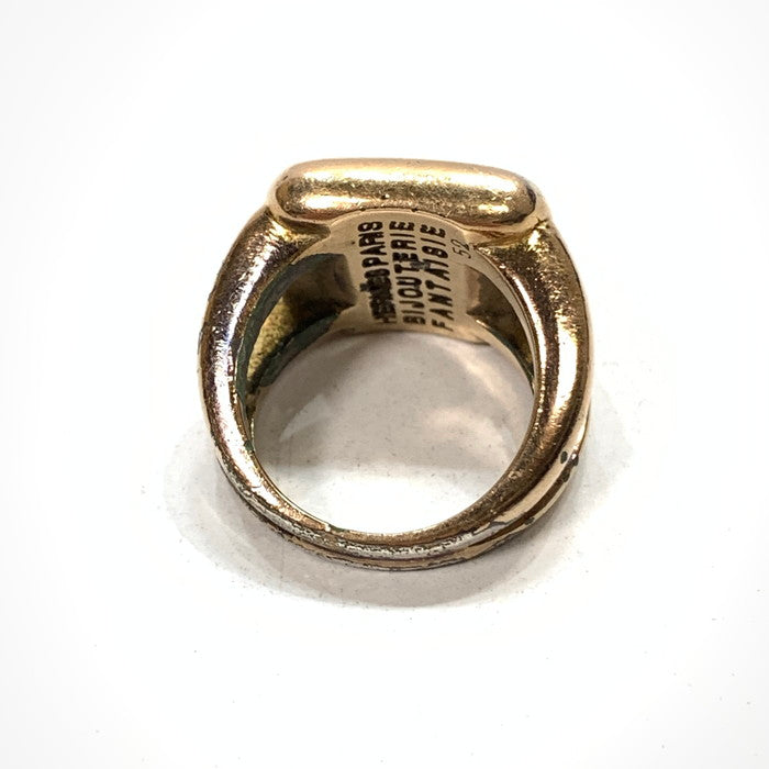 【中古品】【メンズ/レディース】 HERMES エルメス コロゾセリエ ゴールドシェルリング ブランド アクセサリー 指輪 182-251129-gm-29-fuz サイズ：52(約11.5号） カラー：ゴールド 11.5号 万代Net店