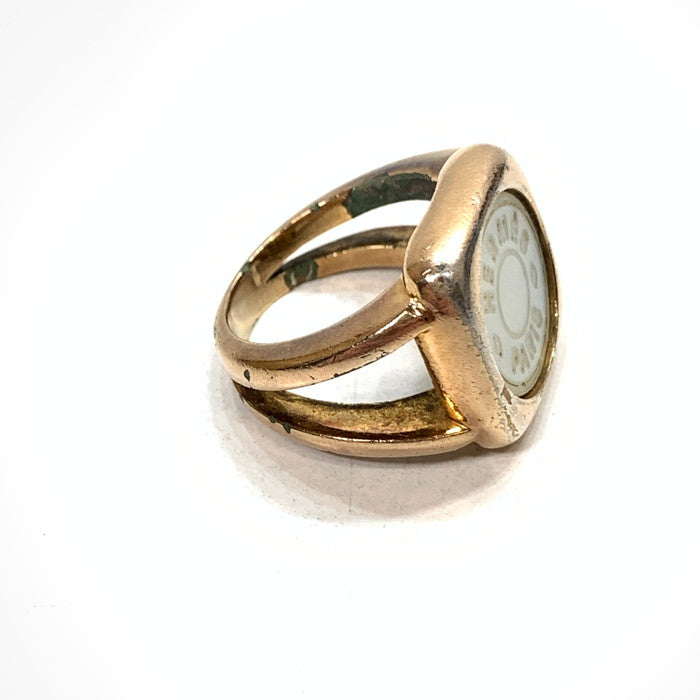 【中古品】【メンズ/レディース】 HERMES エルメス コロゾセリエ ゴールドシェルリング ブランド アクセサリー 指輪 182-251129-gm-29-fuz サイズ：52(約11.5号） カラー：ゴールド 11.5号 万代Net店