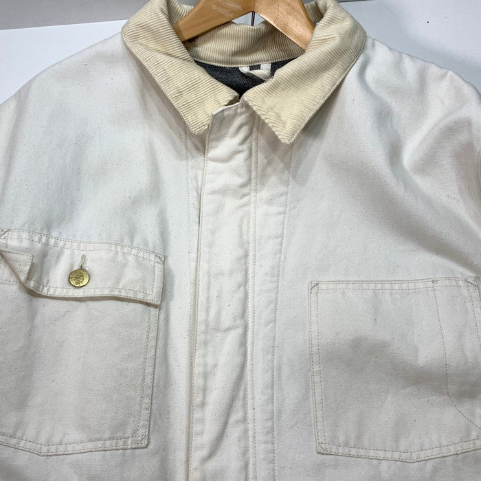 【中古品】【メンズ】 READYMADE UNUSED DUCK COVERALL アンユーズド ダック カバーオール ジャケット ブランド 古着 142-260104-gm-20-fuz サイズ：4 カラー：ホワイト 万代Net店