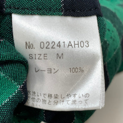 【中古品】【メンズ】 HYSTERIC GLAMOUR ヒステリックグラマー 02241AH03 刺繍 オープンカラーシャツ 半袖シャツ ブランド 古着 140-251220-gm-03-fuz サイズ：M カラー：グリーン 万代Net店