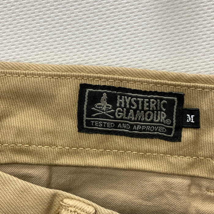 【中古品】【メンズ】 HYSTERIC GLAMOUR ヒステリックグラマー パンツ ボトムス ブランド 古着 151-251018-gm-14-fuz サイズ：M カラー：ベージュ 万代Net店