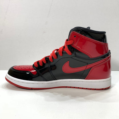 【中古品】【メンズ】 NIKE ナイキ 555088-063 AIR JORDAN 1 HIGH OG " PATENT BRED" エアジョーダン 1 ハイ スニーカー 160-251019-gm-22-fuz サイズ：27.5cm カラー：レッド 万代Net店