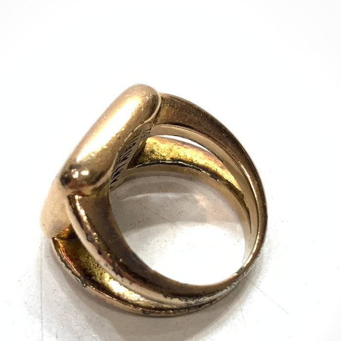 【中古品】【メンズ/レディース】 HERMES エルメス コロゾセリエ ゴールドシェルリング ブランド アクセサリー 指輪 182-251129-gm-29-fuz サイズ：52(約11.5号） カラー：ゴールド 11.5号 万代Net店