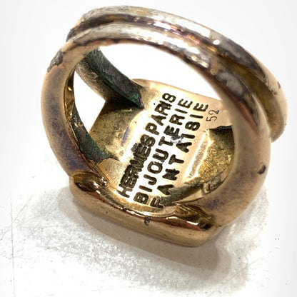 【中古品】【メンズ/レディース】 HERMES エルメス コロゾセリエ ゴールドシェルリング ブランド アクセサリー 指輪 182-251129-gm-29-fuz サイズ：52(約11.5号） カラー：ゴールド 11.5号 万代Net店