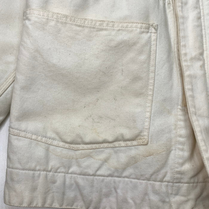 【中古品】【メンズ】 READYMADE UNUSED DUCK COVERALL アンユーズド ダック カバーオール ジャケット ブランド 古着 142-260104-gm-20-fuz サイズ：4 カラー：ホワイト 万代Net店