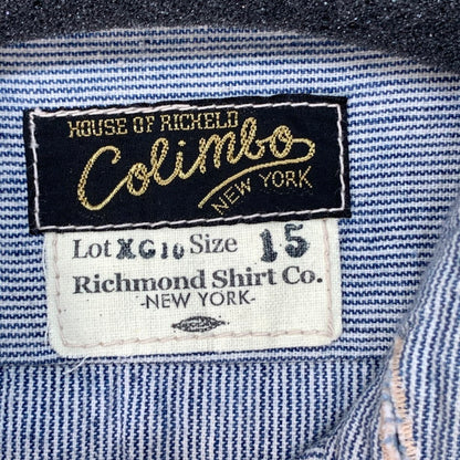 【中古品】【メンズ】 COLIMBO RICHMOND SHIRT 長袖シャツ ブランド 古着 145-251228-gm-49-fuz サイズ：15 カラー：ホワイト 万代Net店