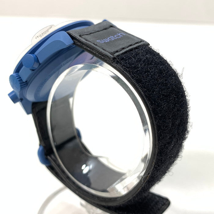 【中古品】【メンズ】 OMEGA オメガ SWATCH SO33N100 MISSION TO NEPTUNE スウォッチ 腕時計 ブランド 197-250913-gm-26-fuz カラー：ブルー 万代Net店