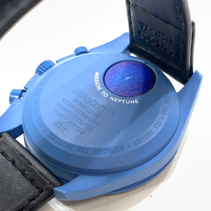 【中古品】【メンズ】 OMEGA オメガ SWATCH SO33N100 MISSION TO NEPTUNE スウォッチ 腕時計 ブランド 197-250913-gm-26-fuz カラー：ブルー 万代Net店