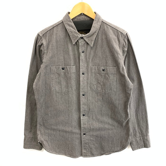 【中古品】【メンズ】 DALEE'S RAIL LABOR WORK SHIRT 長袖シャツ ブランド 古着 145-251228-gm-50-fuz サイズ：16H カラー：グレー 万代Net店