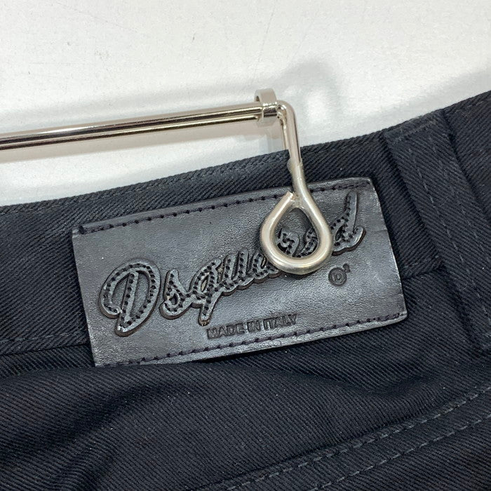 【中古品】【メンズ】 DSQUARED2 ディースクエアード S75LA0246 スキニージーンズ デニムパンツ ブランド 古着 152-260411-gm-14-fuz サイズ：40 カラー：ブラック 万代Net店