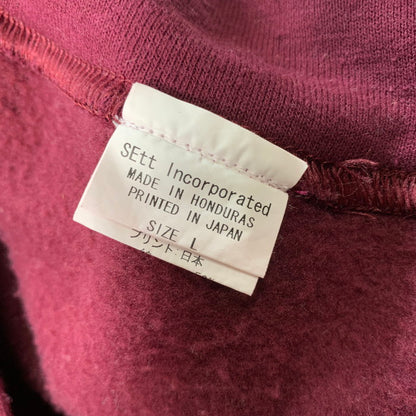 【中古品】【メンズ】 SETTO PULLOVER PARKA プルオーバーパーカー チェーンステッチ 140-251115-gm-34-fuz サイズ：L カラー：ワイン 万代Net店