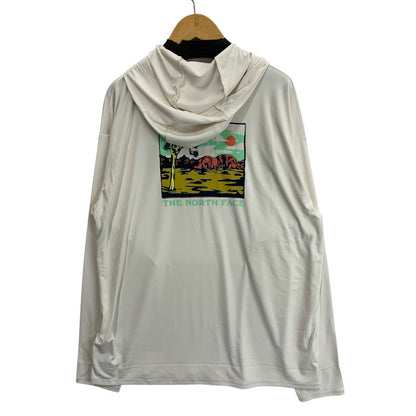 【中古品】【メンズ】 THE NORTH FACE ザ・ノースフェイス NT12540 WATER SMOOTH HOODIE ウォータースムースフーディー パーカー ラッシュガード ブランド 古着 144-260117-gm-14-fuz サイズ：L カラー：ホワイト 万代Net店