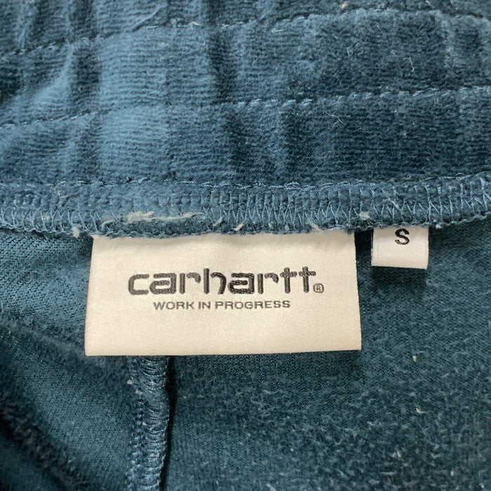 【中古品】【メンズ】 Carhartt カーハート TILA PANT ベロアパンツ ボトムス ブランド 古着 156-250504-gm-03-fuz サイズ：S カラー：グリーン 万代Net店