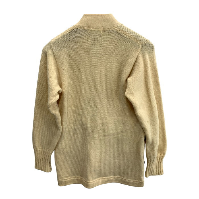【中古品】【メンズ】 BUREAN HOLLOWAY レタード カーディガン トップス ブランド 古着 145-260228-gm-19-fuz サイズ：38 カラー：ナチュラル 万代Net店