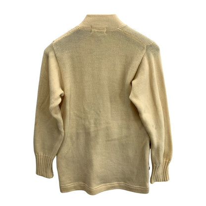 【中古品】【メンズ】 BUREAN HOLLOWAY レタード カーディガン トップス ブランド 古着 145-260228-gm-19-fuz サイズ：38 カラー：ナチュラル 万代Net店