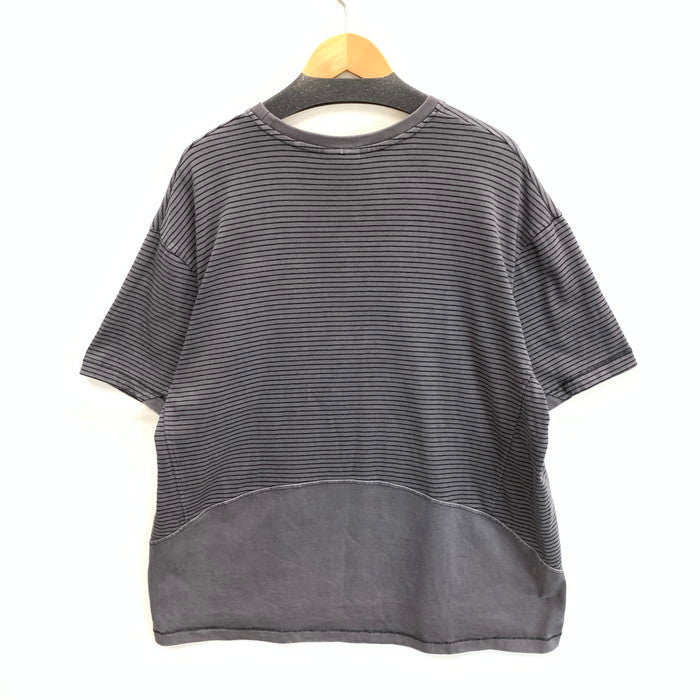 【中古品】【メンズ】 SANDWATER SW-C0206 ORGANIZED TEE SS BORDER 9oz 半袖Tシャツ カットソー トップス ブランド 古着 140-250927-gm-12-fuz サイズ：2 カラー：グレー 万代Net店