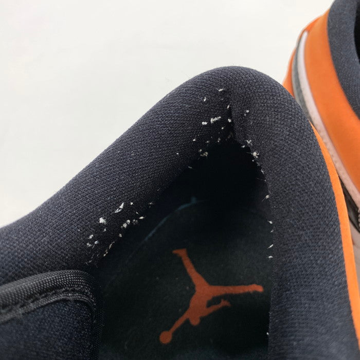 【中古品】【メンズ】 NIKE ナイキ 553558-128 AIR JORDAN 1 LOW ”SHATTERED BACKBOARD" エアジョーダン 1 ロー シャタバ スニーカー 160-260124-gm-02-fuz サイズ：27cm カラー：オレンジ ブラック 万代Net店