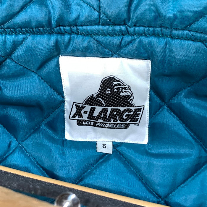 【中古品】【メンズ】 XLARGE エクストララージ ワークジップジャケット アウター ブランド 古着 142-260322-gm-15-fuz サイズ：S カラー：グリーン 万代Net店