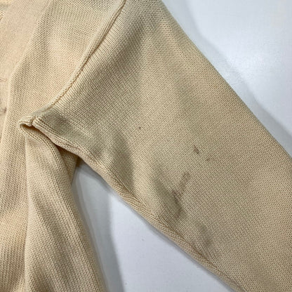 【中古品】【メンズ】 BUREAN HOLLOWAY レタード カーディガン トップス ブランド 古着 145-260228-gm-19-fuz サイズ：38 カラー：ナチュラル 万代Net店