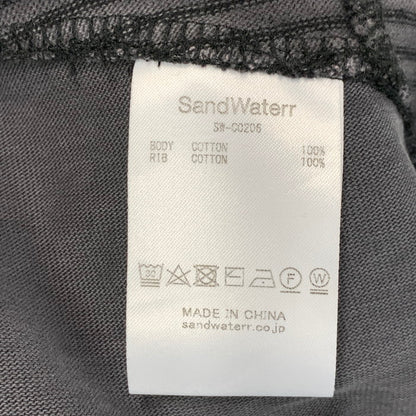 【中古品】【メンズ】 SANDWATER SW-C0206 ORGANIZED TEE SS BORDER 9oz 半袖Tシャツ カットソー トップス ブランド 古着 140-250927-gm-12-fuz サイズ：2 カラー：グレー 万代Net店