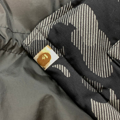 【中古品】【メンズ】 A BATHING APE アベイシングエイプ DOWN JACKET ダウンジャケット ブランド 古着 142-251220-gm-27-fuz サイズ：XL カラー：ブラック 万代Net店