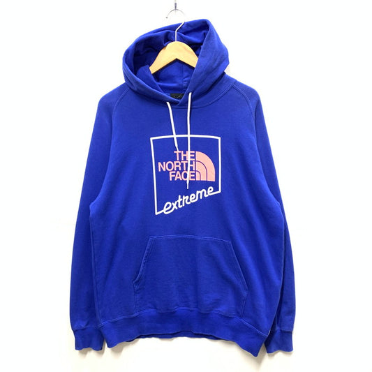 【中古品】【メンズ】 THE NORTH FACE ザ・ノースフェイス NT12031 EXTREME HOODIE パーカー ブランド 古着 144-251206-gm-09-fuz サイズ：L カラー：ブルー 万代Net店