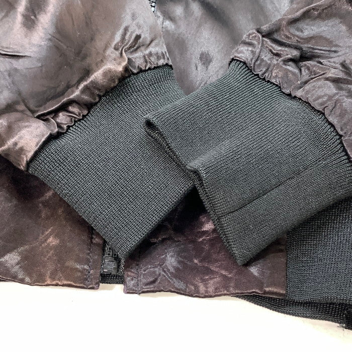【中古品】【メンズ】 THE JACKET FACTORY SATIN JACKET サテンジャケット ブランド 古着 145-260103-gm-08-fuz サイズ：XXL カラー：ブラック 万代Net店