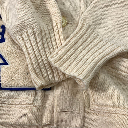 【中古品】【メンズ】 BUREAN HOLLOWAY レタード カーディガン トップス ブランド 古着 145-260228-gm-19-fuz サイズ：38 カラー：ナチュラル 万代Net店