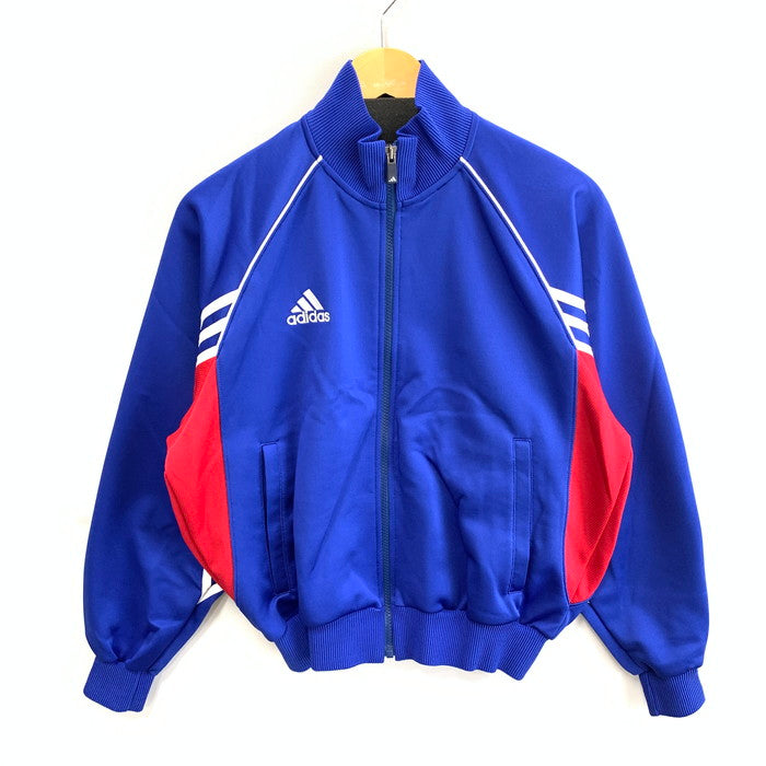 【中古美品】【メンズ】 adidas アディダス 90s 万国旗タグ トラックジャケット ブランド 古着 148-260103-gm-09-fuz サイズ：S カラー：ブルー 万代Net店