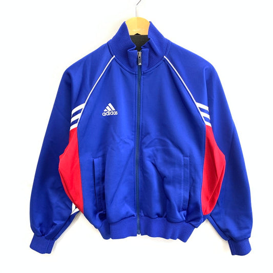 【中古美品】【メンズ】 adidas アディダス 90s 万国旗タグ トラックジャケット ブランド 古着 148-260103-gm-09-fuz サイズ：S カラー：ブルー 万代Net店
