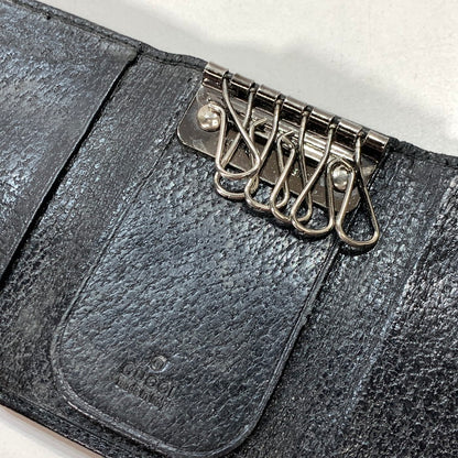 【中古品】【メンズ】 GUCCI グッチ 6連キーケース ブランド 181-260314-gm-26-fuz カラー：ブラック 万代Net店
