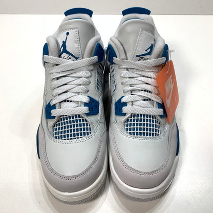 【中古美品】【レディース】 NIKE ナイキ HF4281-141 GS AIR JORDAN 4 RETRO "INDUSTRIAL BLUE" エアジョーダン 4 スニーカー 166-251221-gm-05-fuz サイズ：23.5cm カラー：ホワイト ブルー 万代Net店