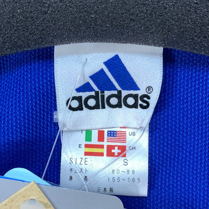 【中古美品】【メンズ】 adidas アディダス 90s 万国旗タグ トラックジャケット ブランド 古着 148-260103-gm-09-fuz サイズ：S カラー：ブルー 万代Net店