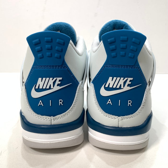 【中古美品】【レディース】 NIKE ナイキ HF4281-141 GS AIR JORDAN 4 RETRO "INDUSTRIAL BLUE" エアジョーダン 4 スニーカー 166-251221-gm-05-fuz サイズ：23.5cm カラー：ホワイト ブルー 万代Net店