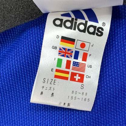【中古美品】【メンズ】 adidas アディダス 90s 万国旗タグ トラックジャケット ブランド 古着 148-260103-gm-09-fuz サイズ：S カラー：ブルー 万代Net店