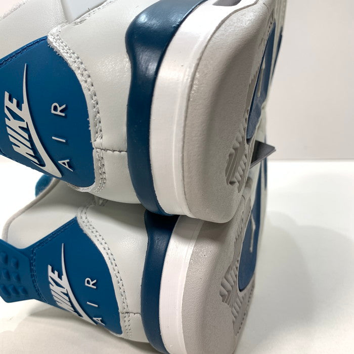 【中古美品】【レディース】 NIKE ナイキ HF4281-141 GS AIR JORDAN 4 RETRO "INDUSTRIAL BLUE" エアジョーダン 4 スニーカー 166-251221-gm-05-fuz サイズ：23.5cm カラー：ホワイト ブルー 万代Net店