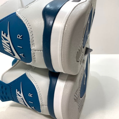 【中古美品】【レディース】 NIKE ナイキ HF4281-141 GS AIR JORDAN 4 RETRO "INDUSTRIAL BLUE" エアジョーダン 4 スニーカー 166-251221-gm-05-fuz サイズ：23.5cm カラー：ホワイト ブルー 万代Net店