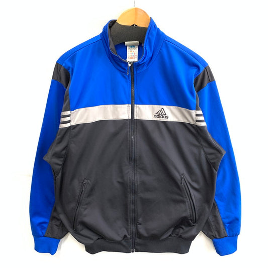 【中古品】【メンズ】 adidas アディダス 90s TRACK JACKET トラックジャケット ブランド 古着 148-260103-gm-10-fuz サイズ：L カラー：ブルー 万代Net店