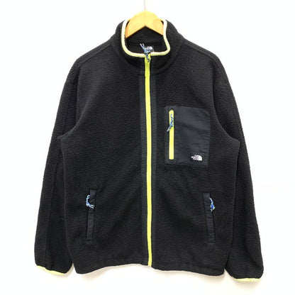 【中古品】【メンズ】 ザ・ノースフェイス 韓国製 フリースジャケット アウター ブランド 古着 144-250524-gm-13-fuz サイズ：L カラー：ブラック 万代Net店