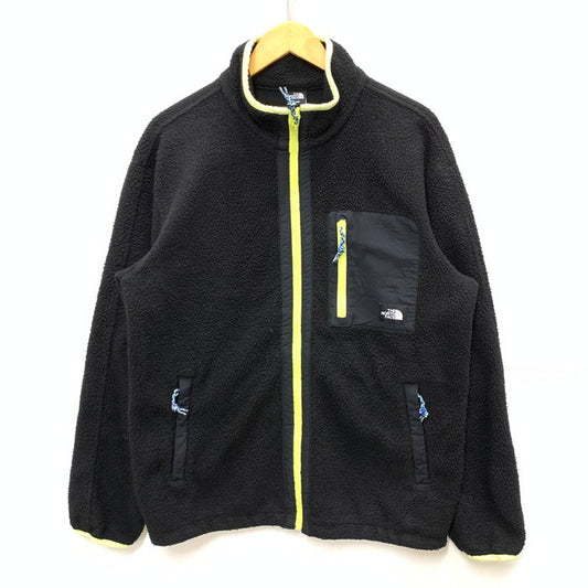 【中古品】【メンズ】 ザ・ノースフェイス 韓国製 フリースジャケット アウター ブランド 古着 144-250524-gm-13-fuz サイズ：L カラー：ブラック 万代Net店